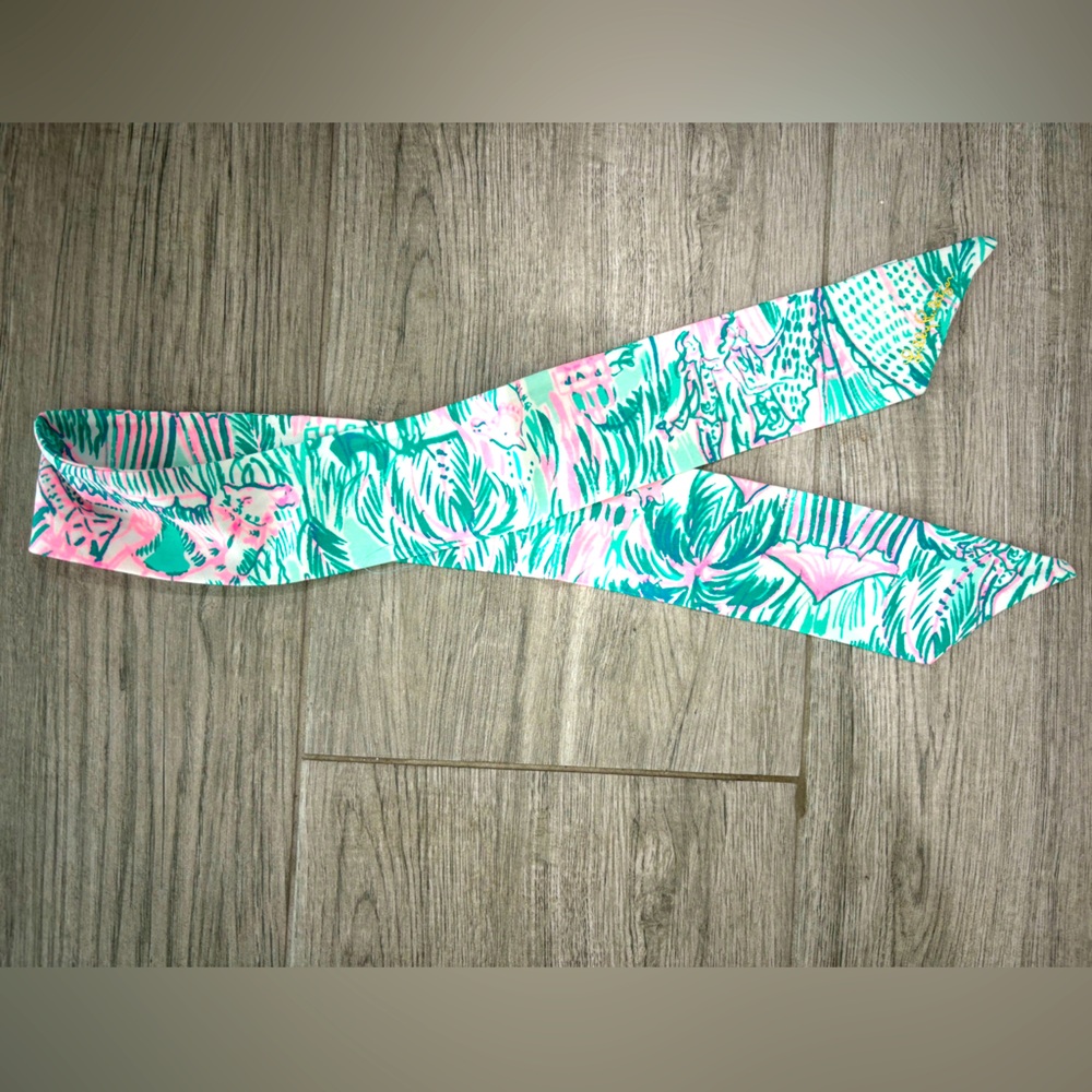 Lilly Pulitzer Head Wrap, Colorful Camelflage, One Size, New, Never Used.